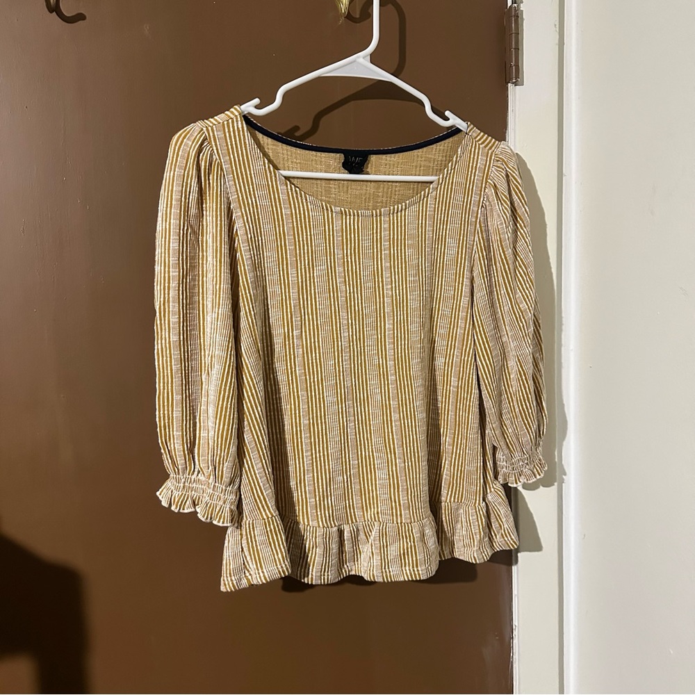 Yellow Striped Top